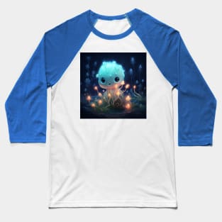 Lumalee - Cute little bioluminescent character Baseball T-Shirt